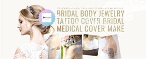 BRIDAL BODY JEWELRY TATTO COVER BRIDAL MEDICAL COVER MAKE